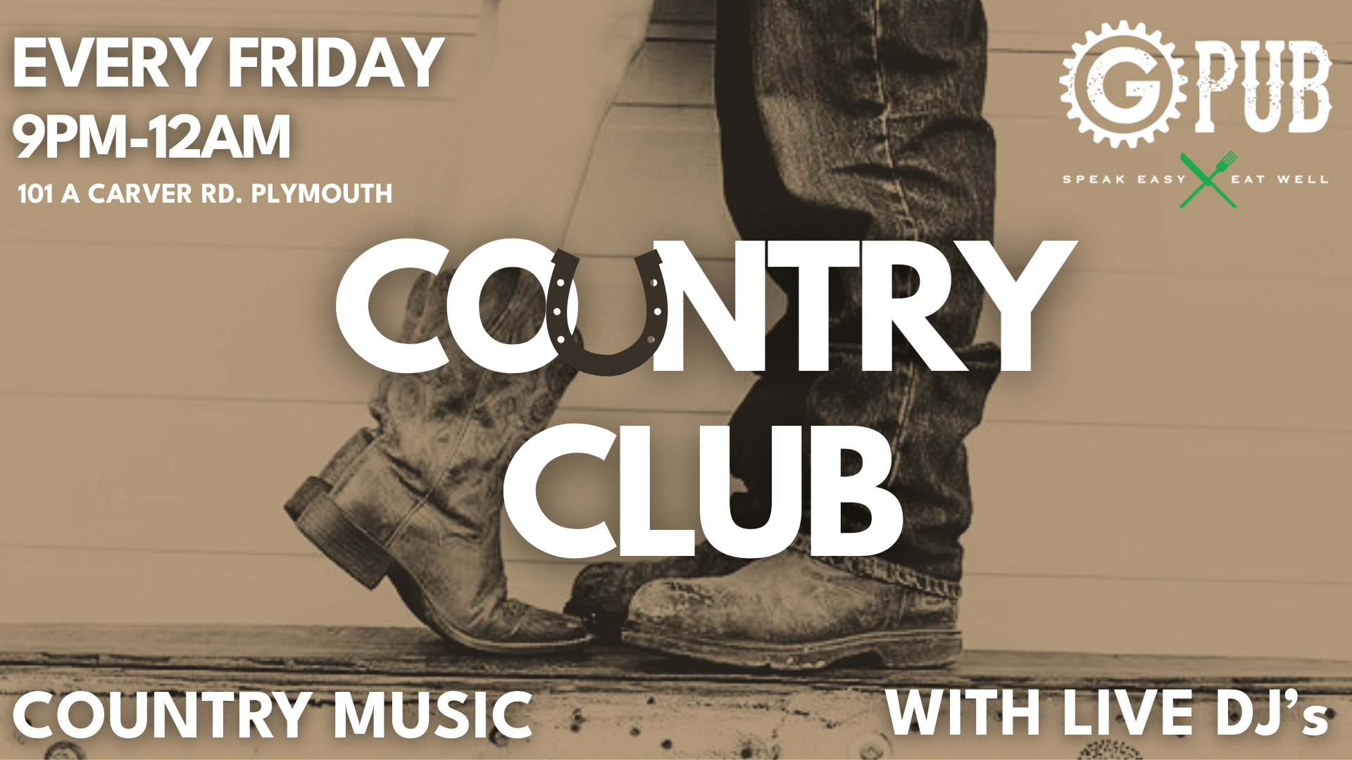 Country Club Night: Live Country Music DJ