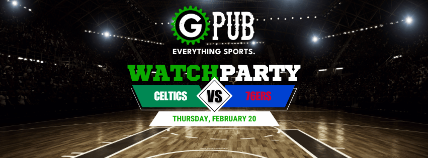 Celtics vs. 76ers Watch Party in the Pub