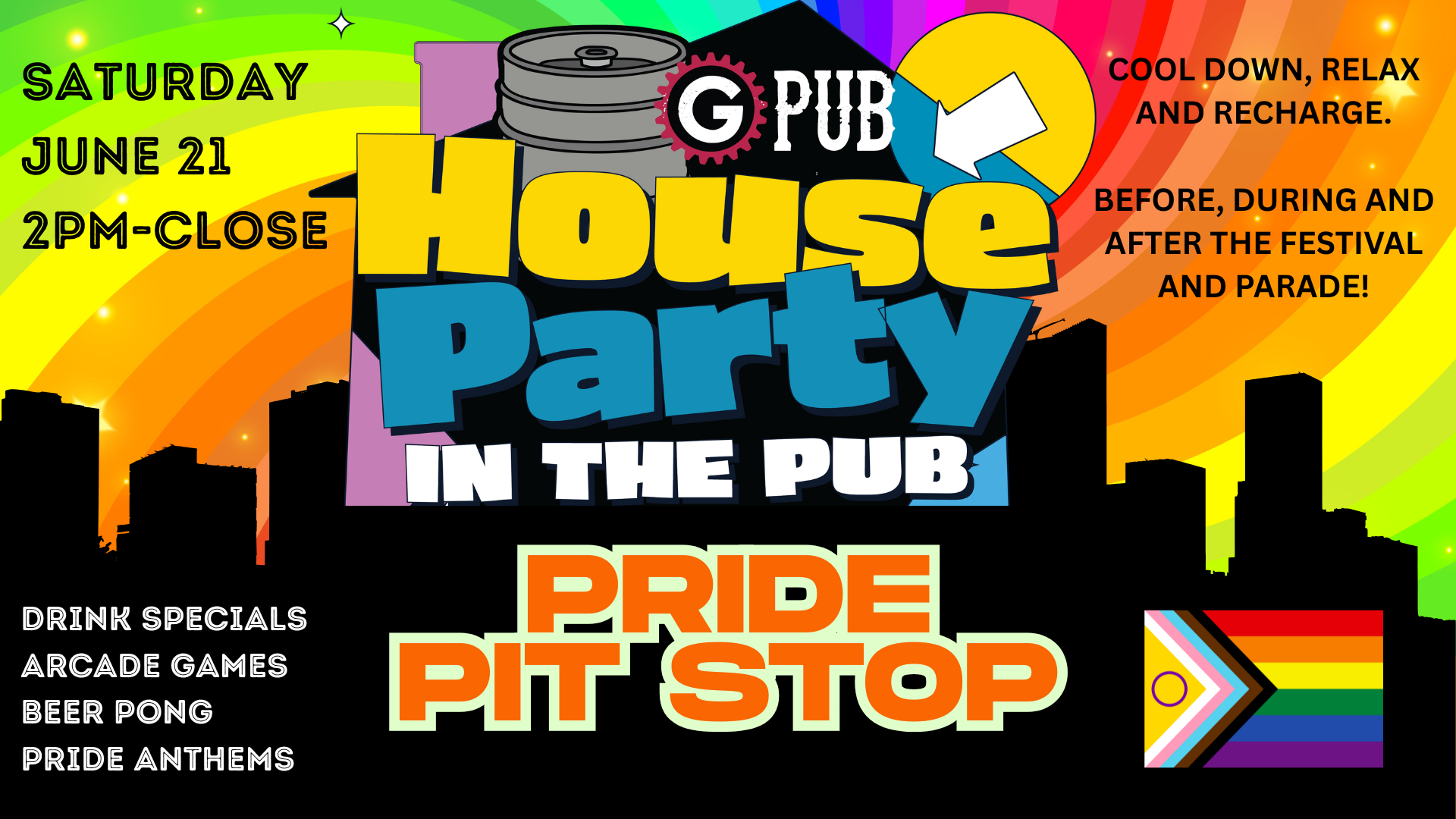 GPub’s “Pride Pit Stop” House Party